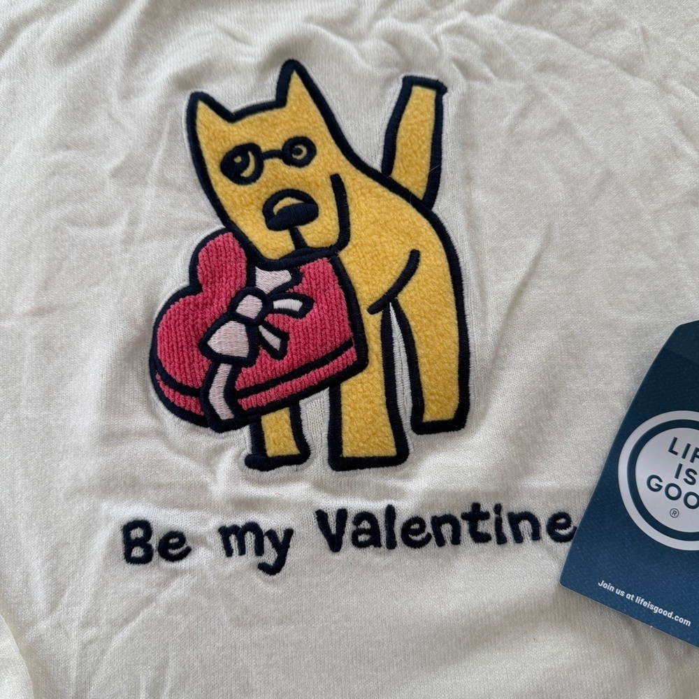 Life Is Good "Be My Valentine"
Sweater NWT M